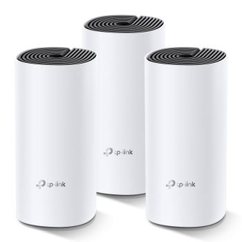 TP-Link Deco M4 AC1200 Whole Home Mesh Wi-Fi System 3 Pack Front