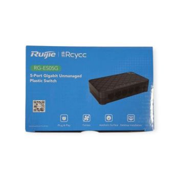 Ruijie RG-ES05G 5 Port Unmanaged Plastic Switch Small
